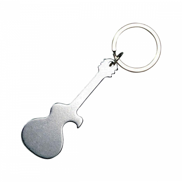 Gitár alakú kulcstartó
