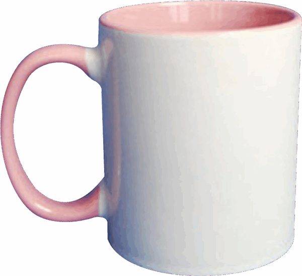 Színes belsejű és fülű bögre - Image 4