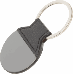 Tükrös bőr kulcstartó